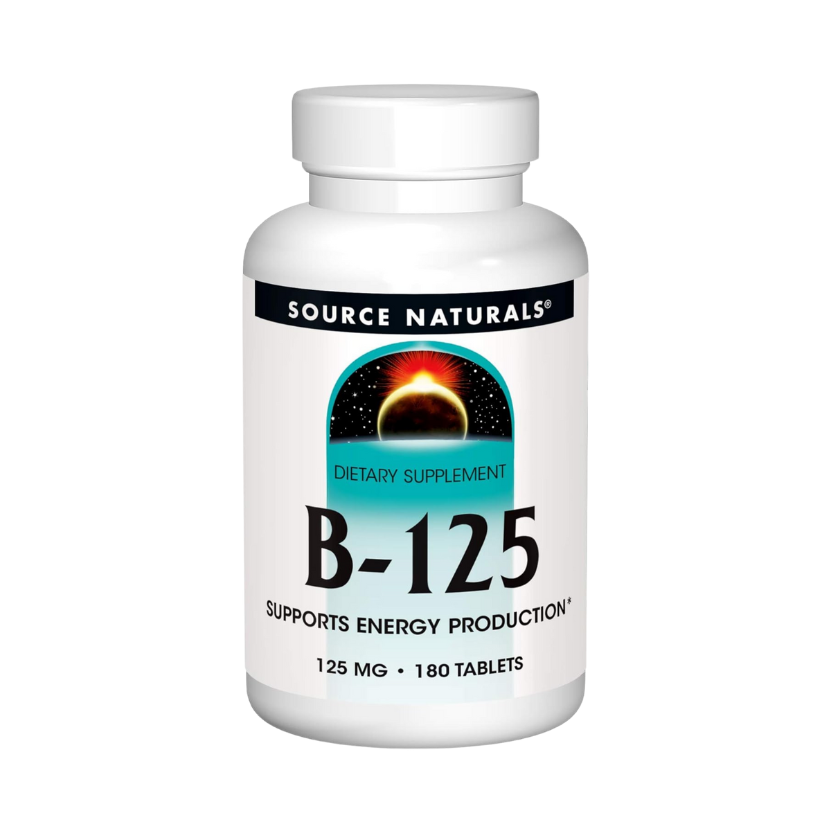 Source Naturals, B-125, 125 Mg, 180 Tablets