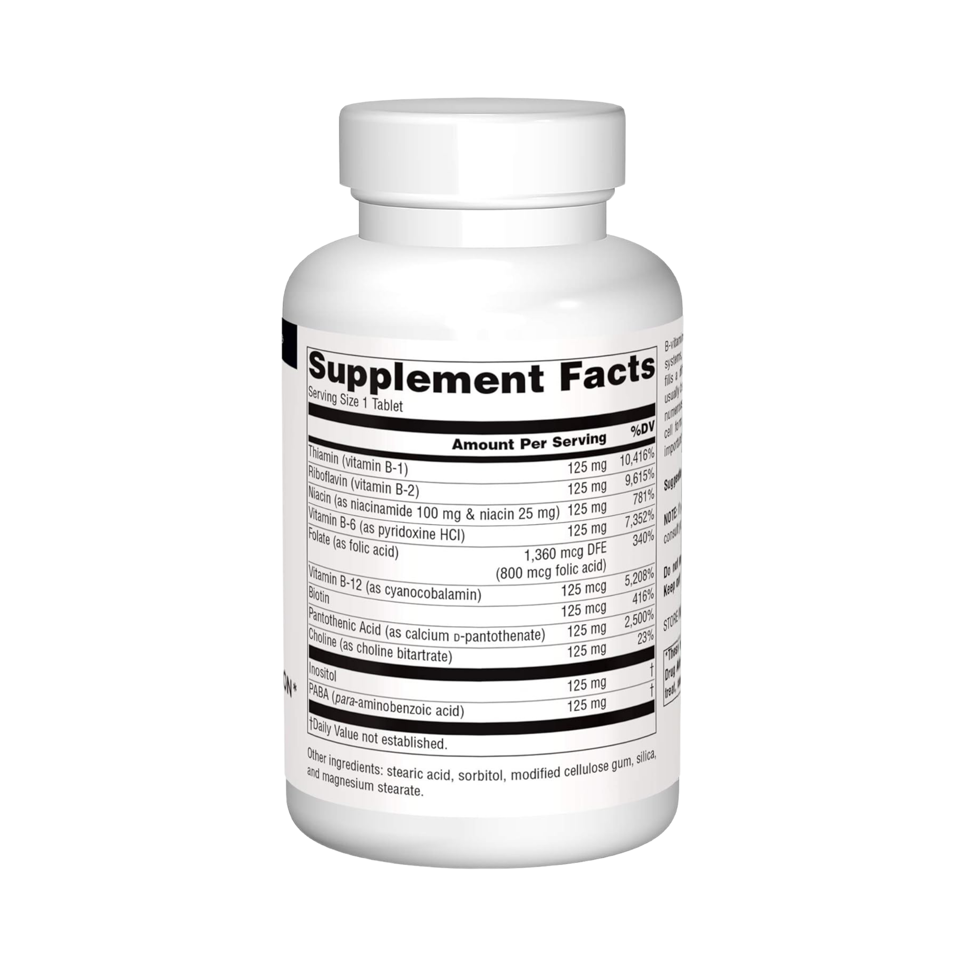 Source Naturals, B-125, 125 Mg, 180 Tablets