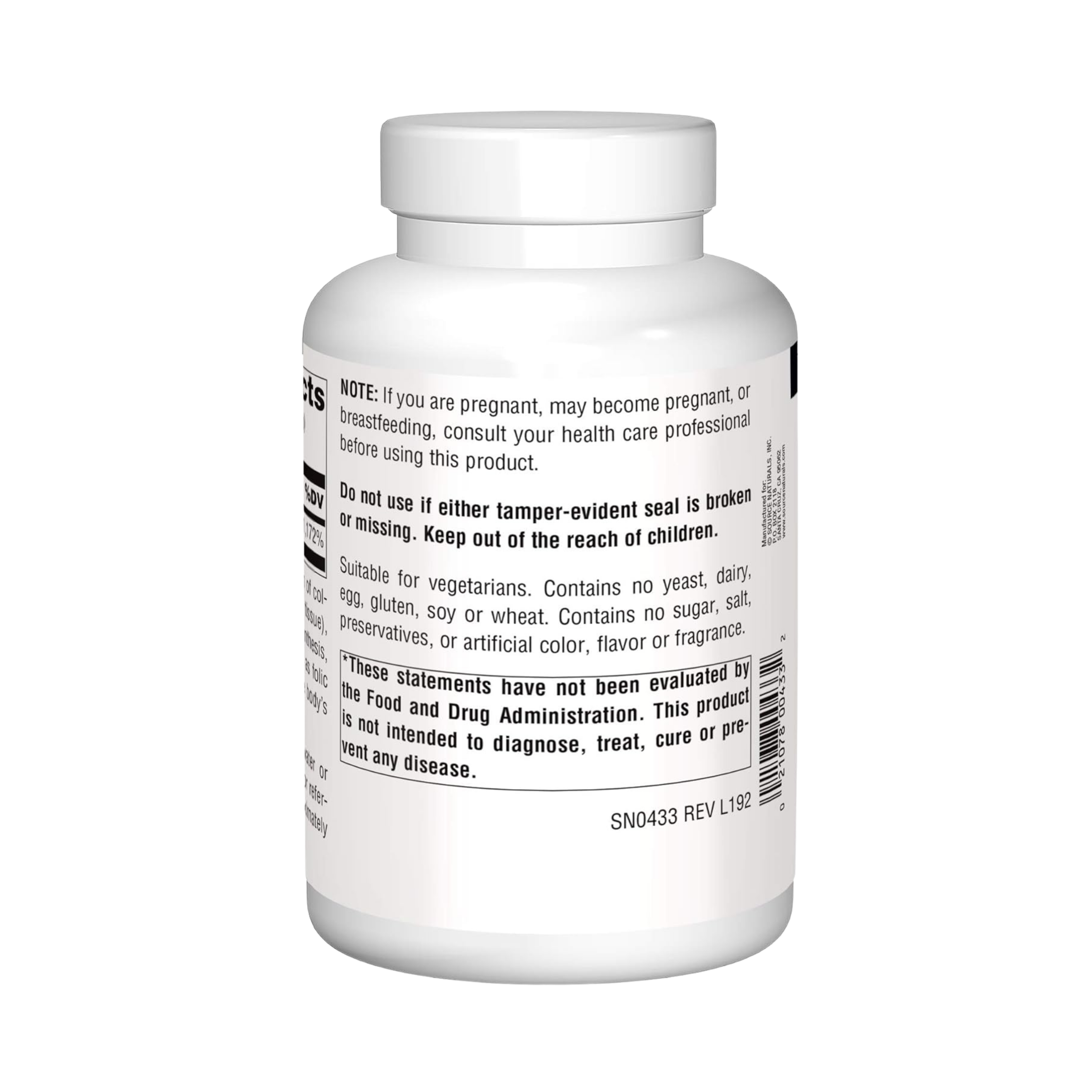 Source Naturals, Vitamin C Ascorbic Acid, 16 Oz