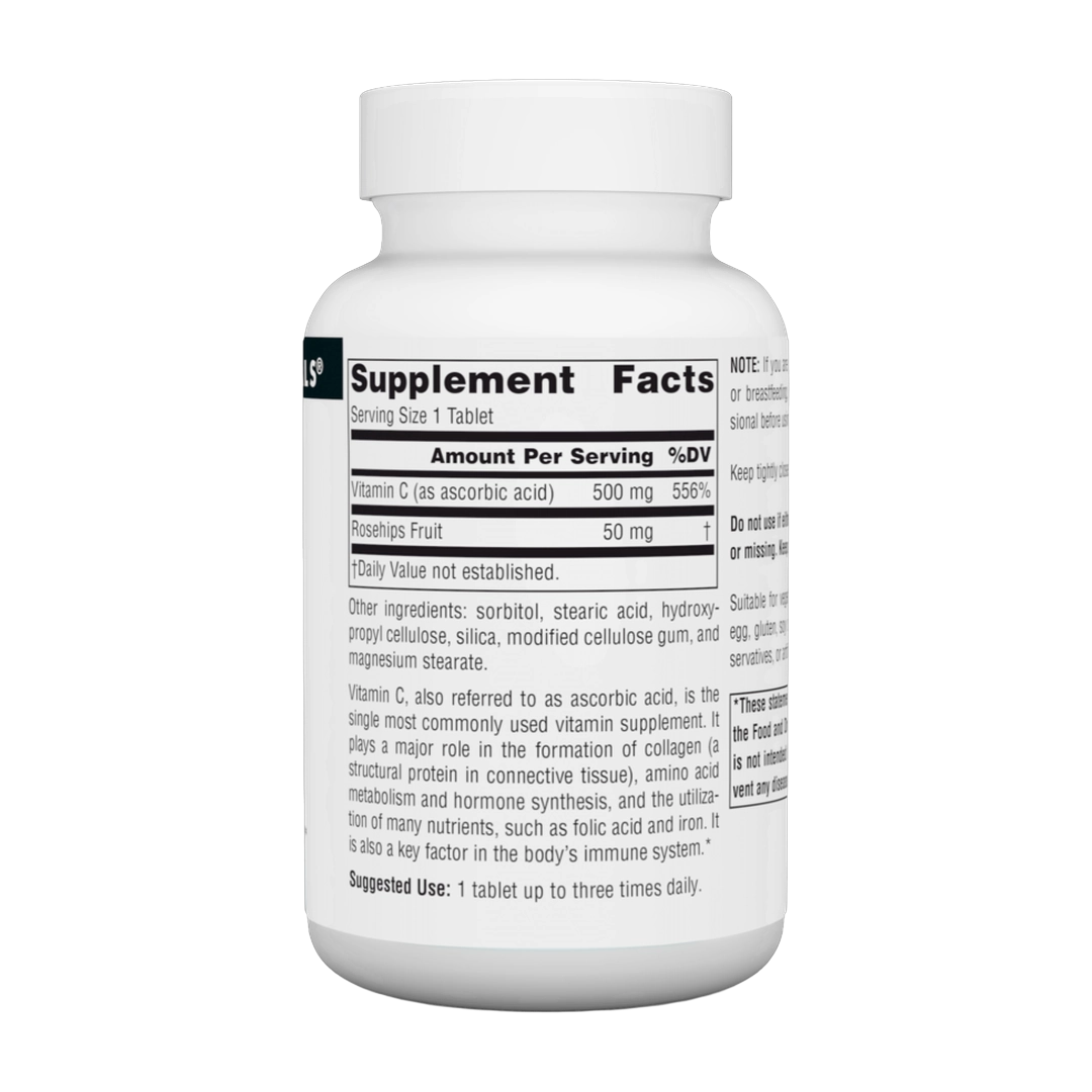 Source Naturals, C-500, 500 Mg, 100 Tablets