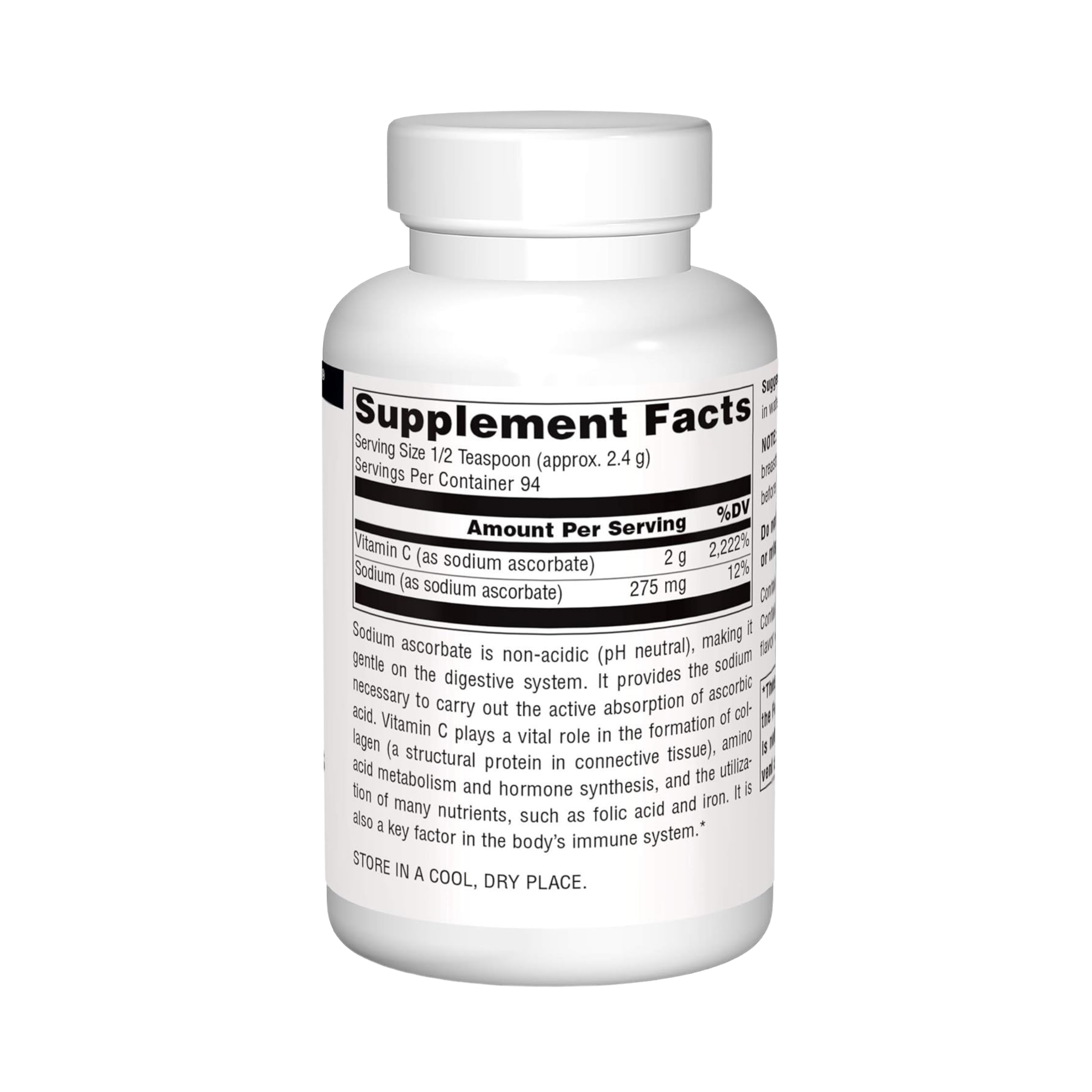 Source Naturals, Vitamin C, 276 Mg, 8 Crystals