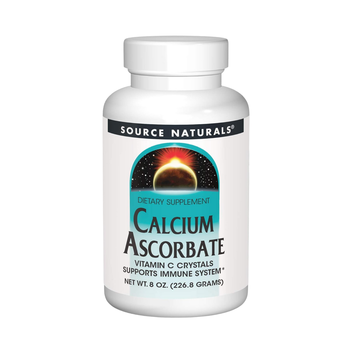 Source Naturals, Calcium Ascorbate, 8 Oz Crystals