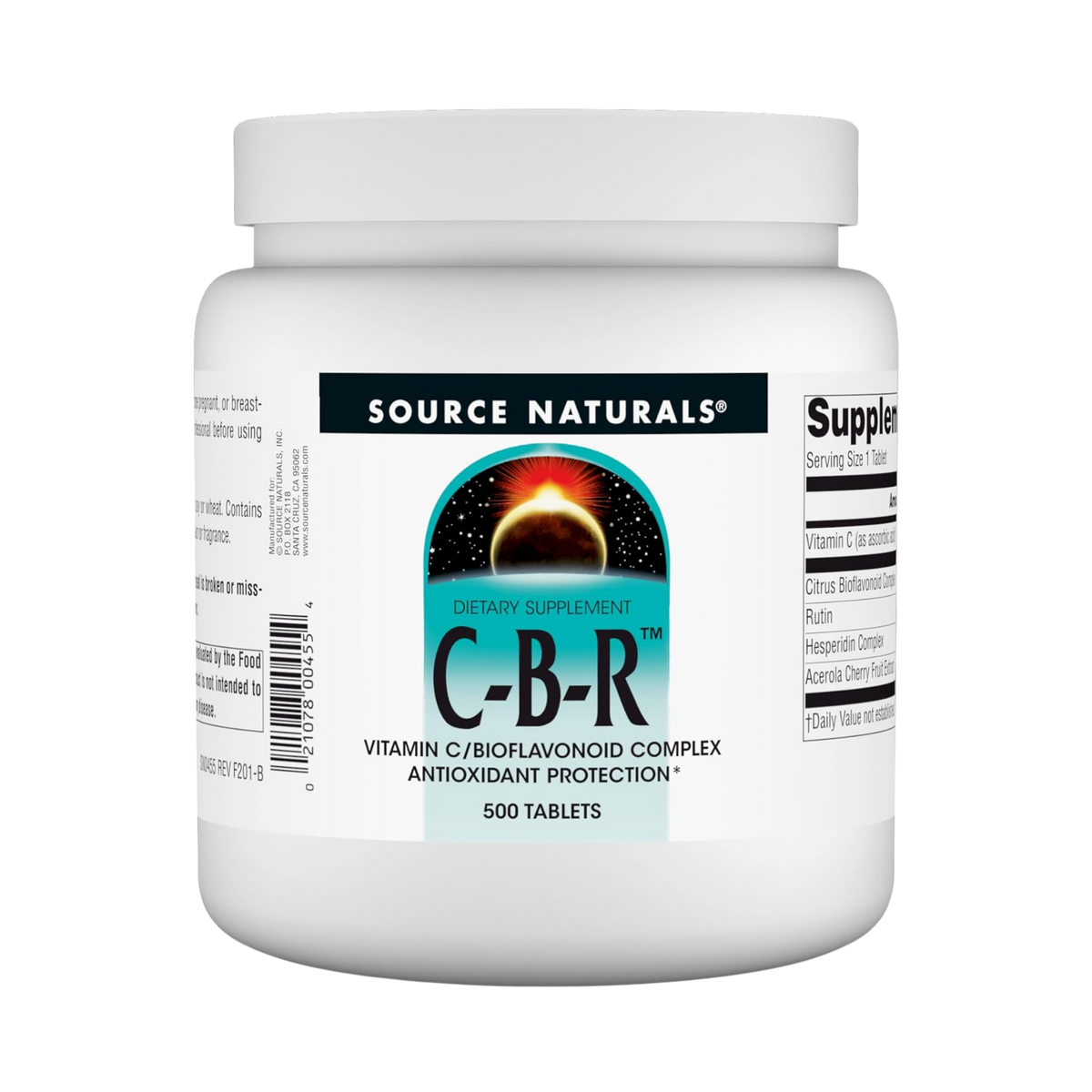 Source Naturals, CBR, 500 Mg, 500 Tablets