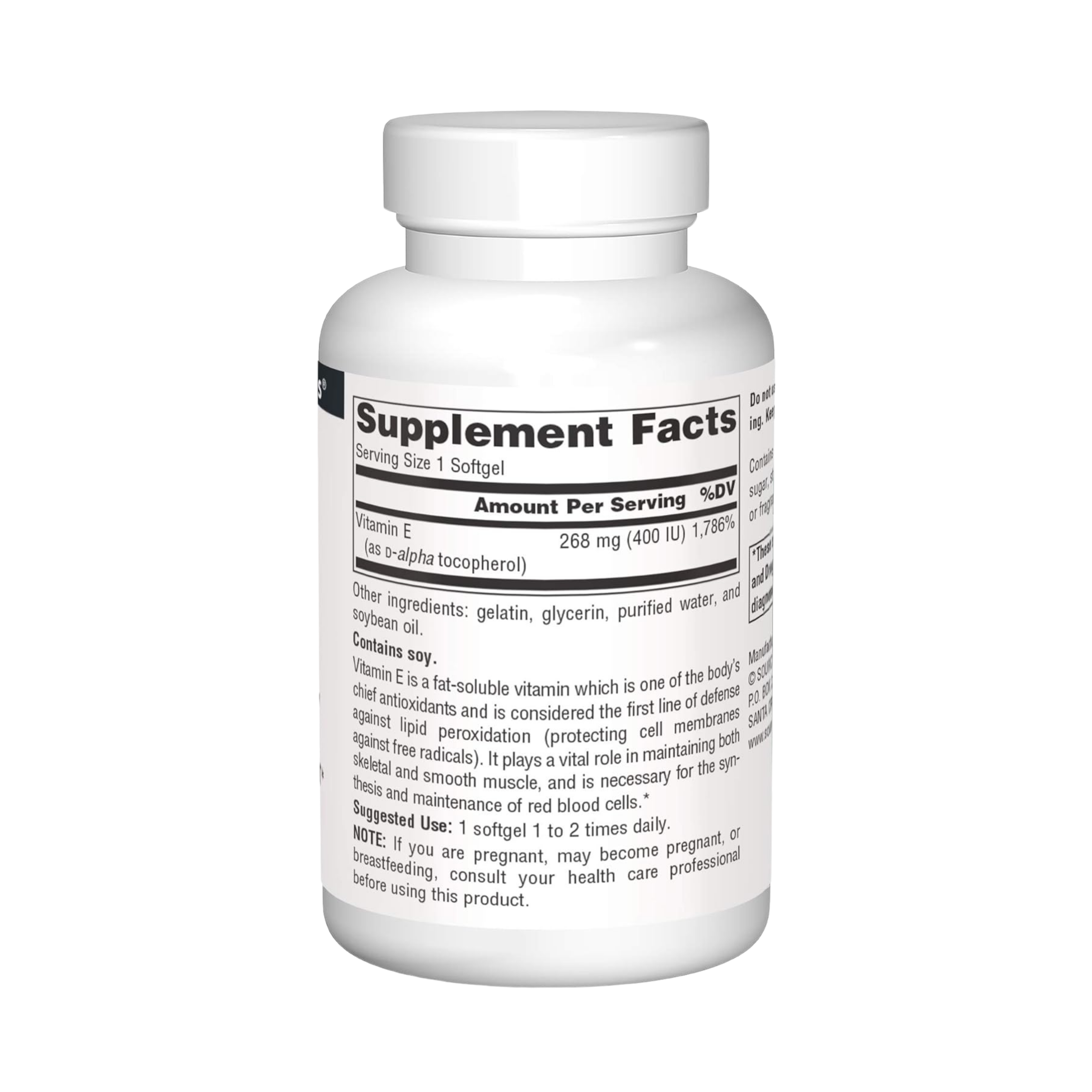 Source Naturals, Vitamin E, 400 IU Mixed Tocopherol, 100 Softgels