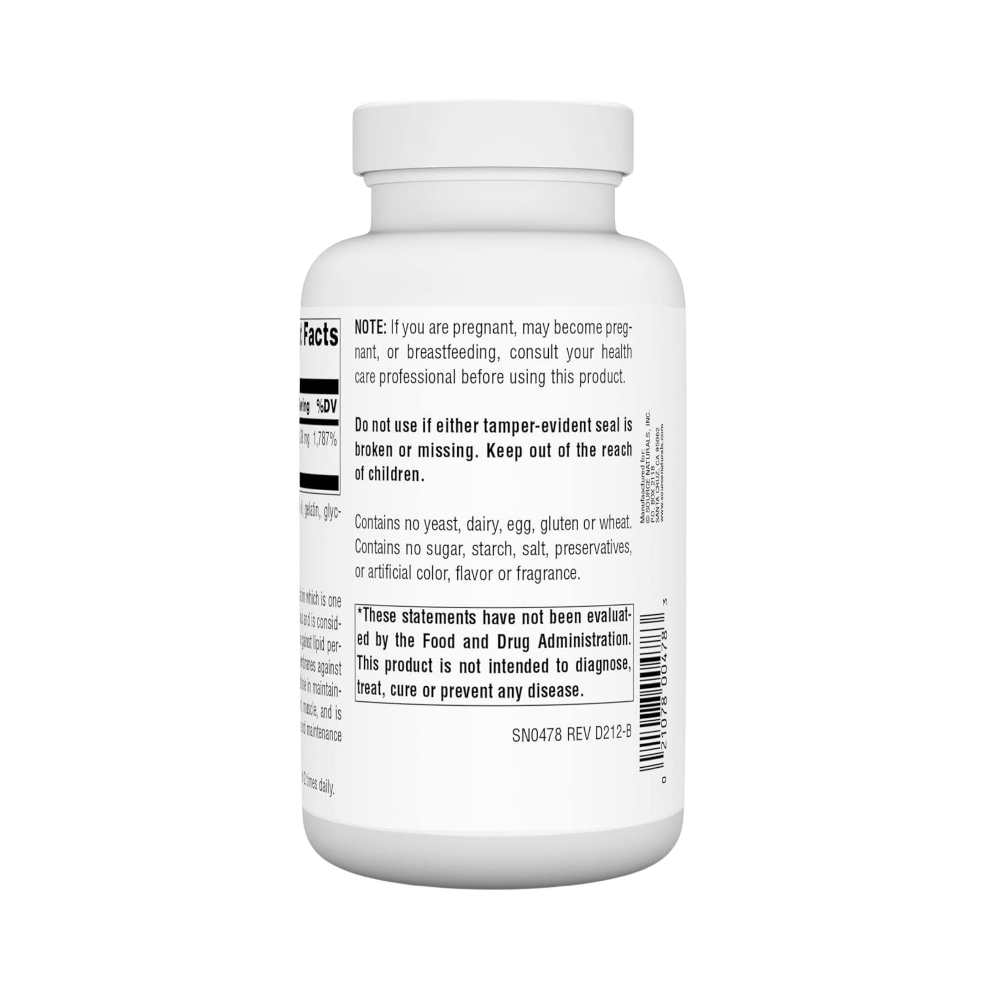 Source Naturals, Vitamin E, 400 IU Mixed Tocopherol, 250 Softgels