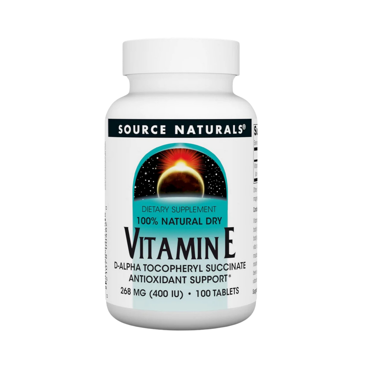 Source Naturals, Vitamin E, 400 IU, 100 Tablets