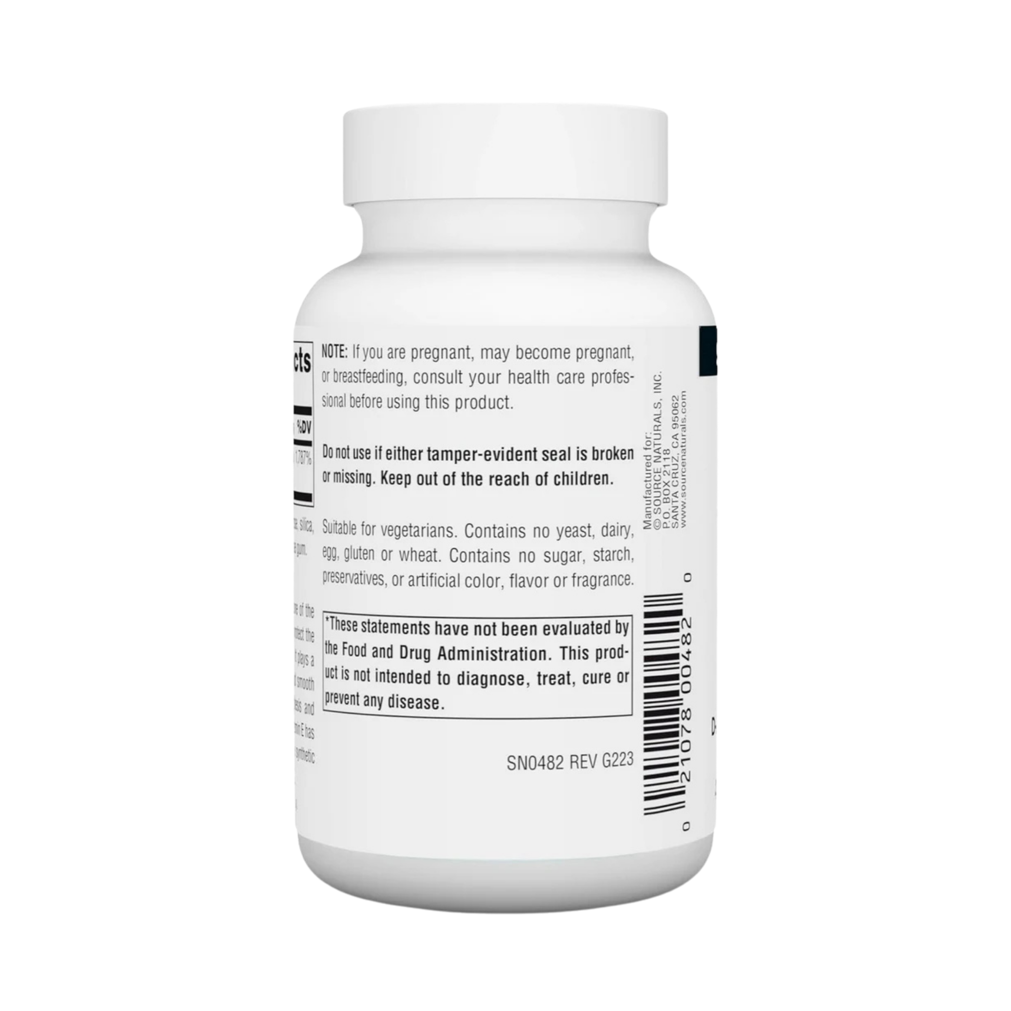 Source Naturals, Vitamin E, 400 IU, 100 Tablets