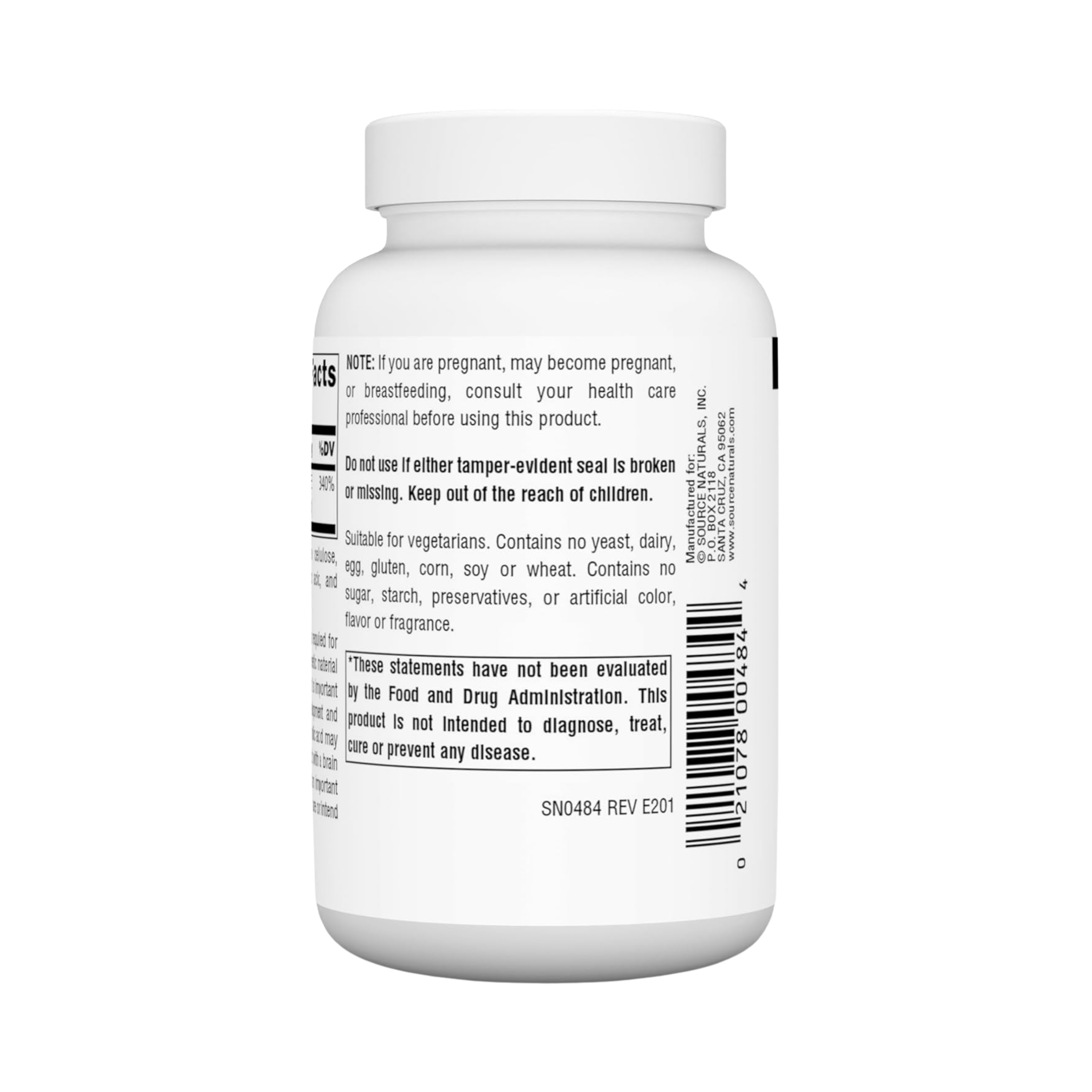 Source Naturals, Folic Acid 800 Mcg, 500 Tablets
