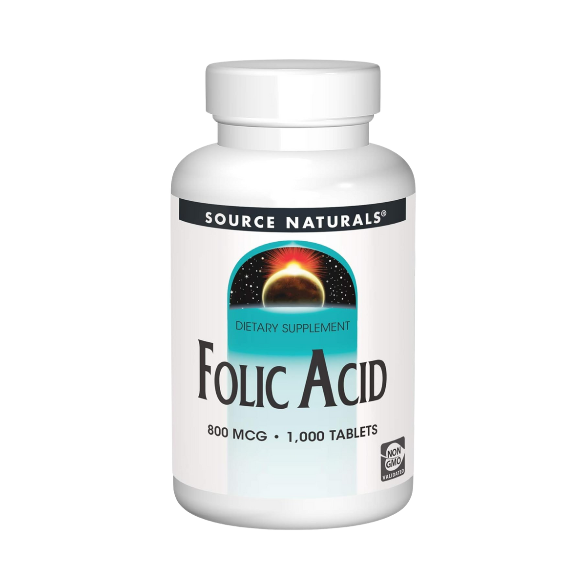 Source Naturals, Folic Acid 800 Mcg, 1000 Tablets