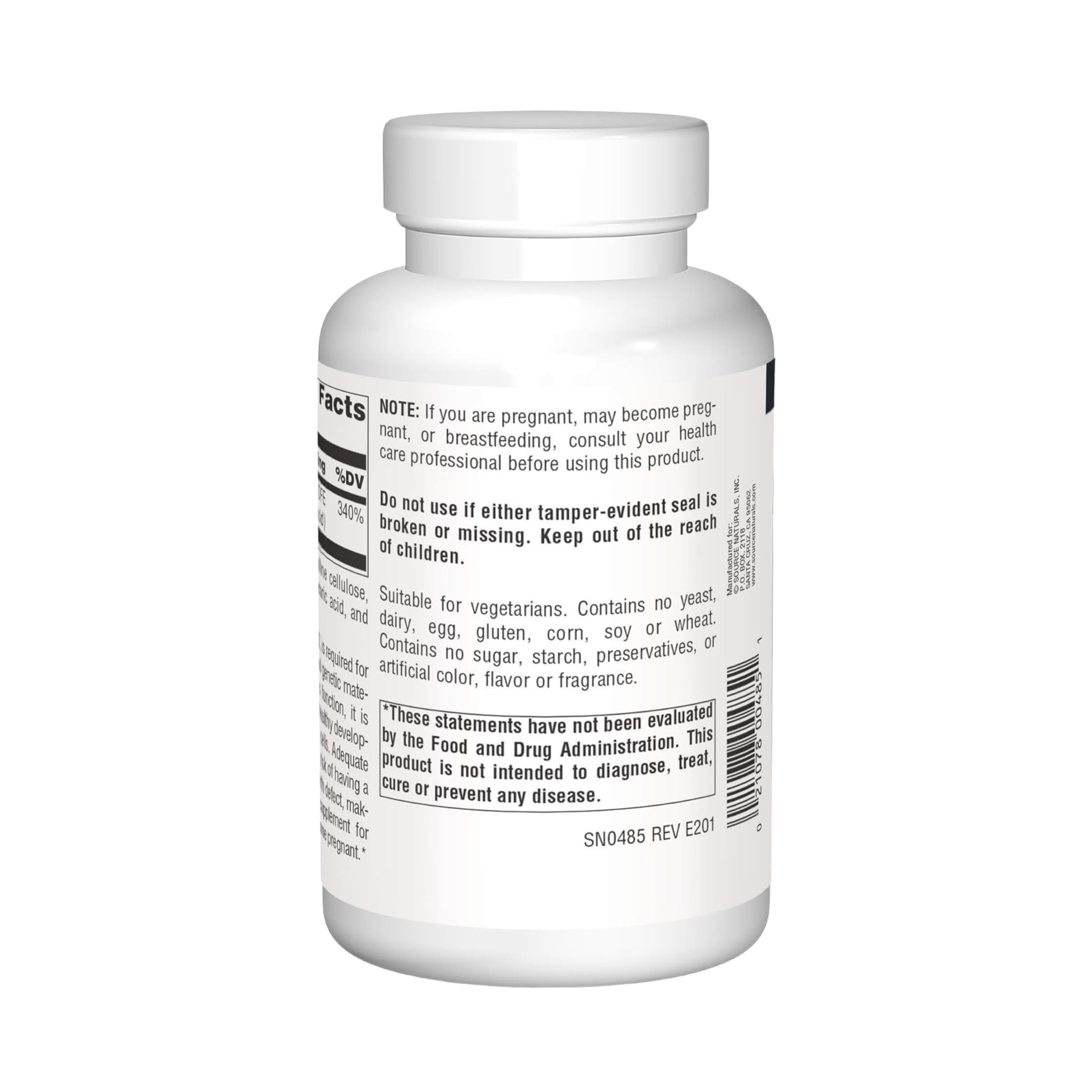 Source Naturals, Folic Acid 800 Mcg, 1000 Tablets