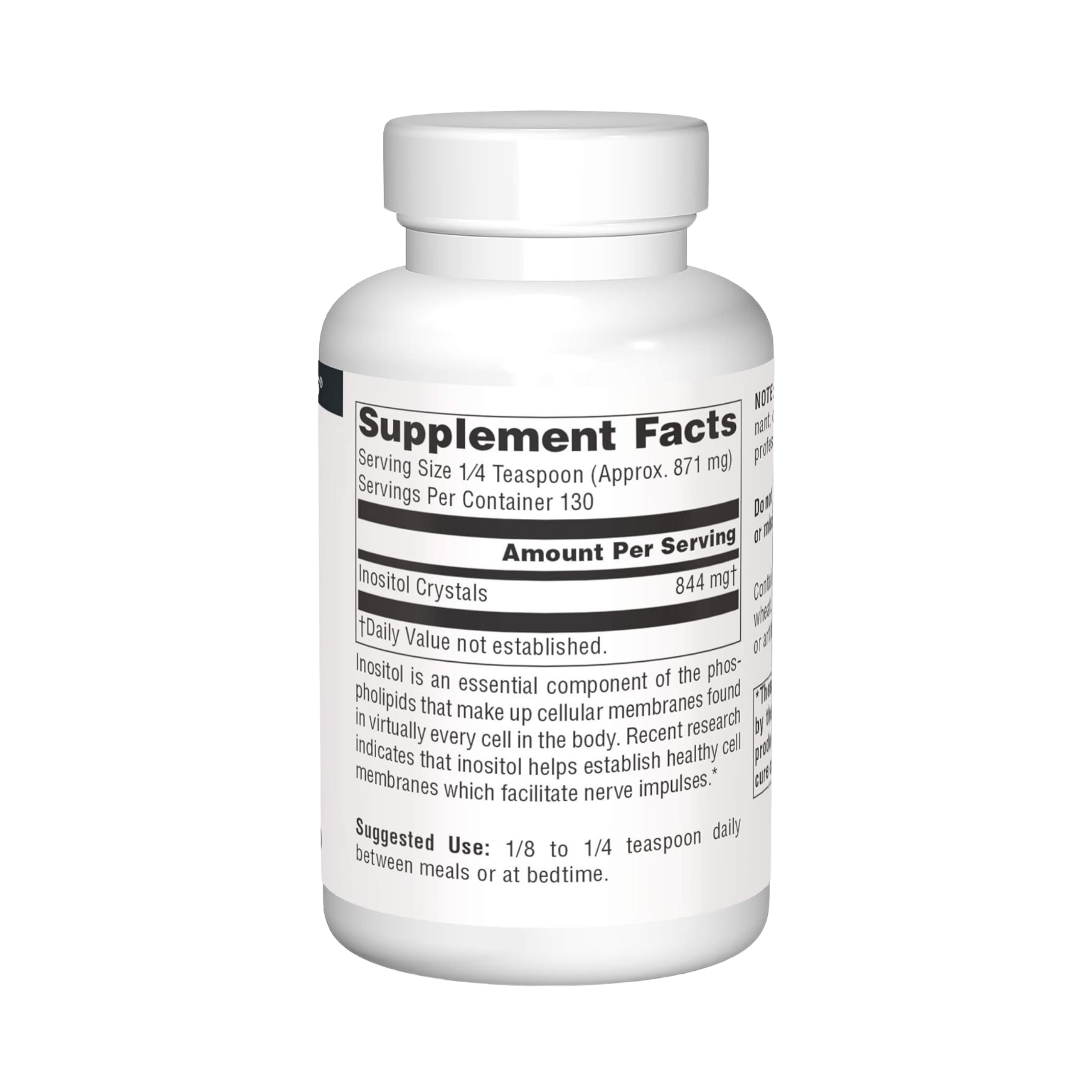 Source Naturals, Inositol, Pure 4 Oz Crystals