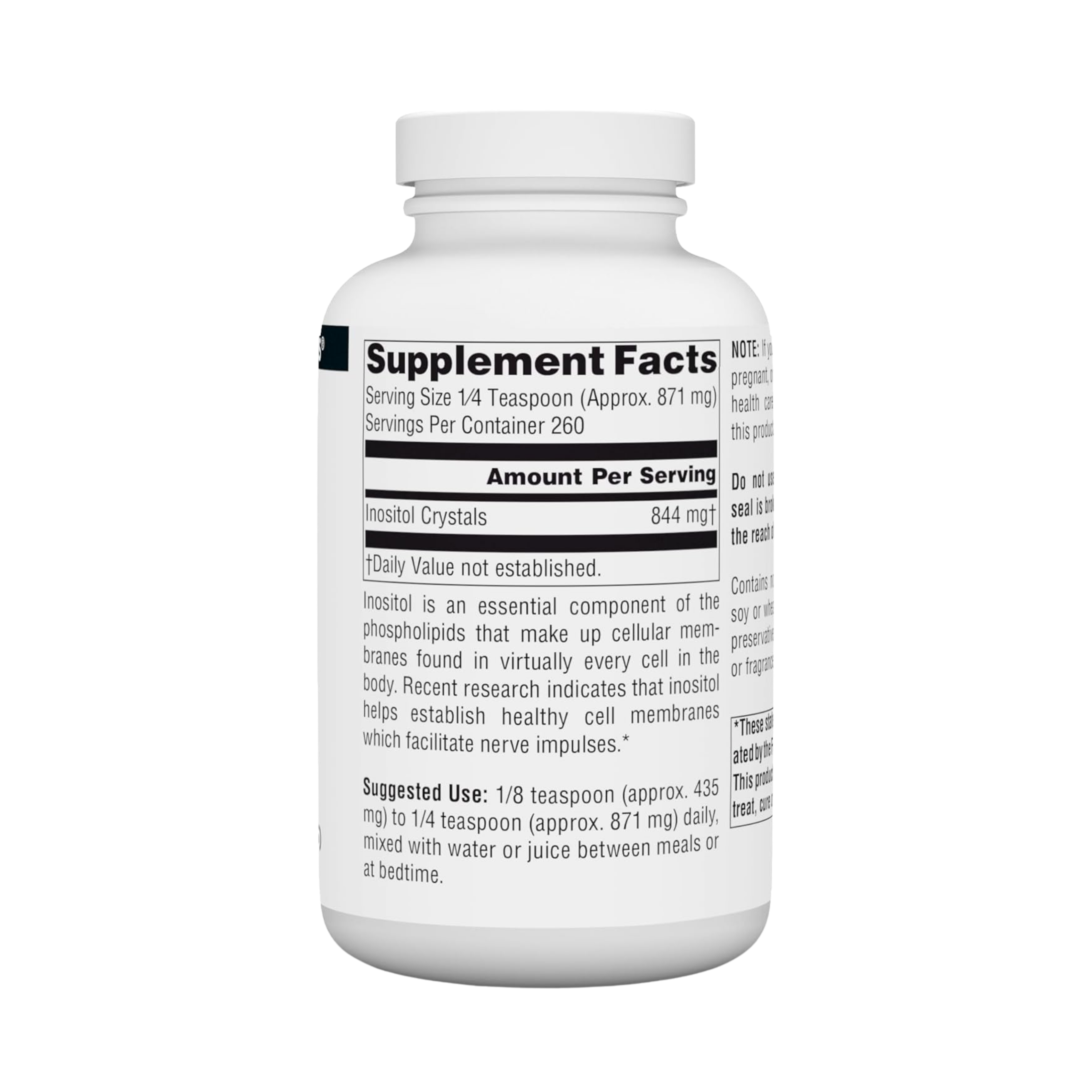 Source Naturals, Inositol, Pure 8 Oz Crystals