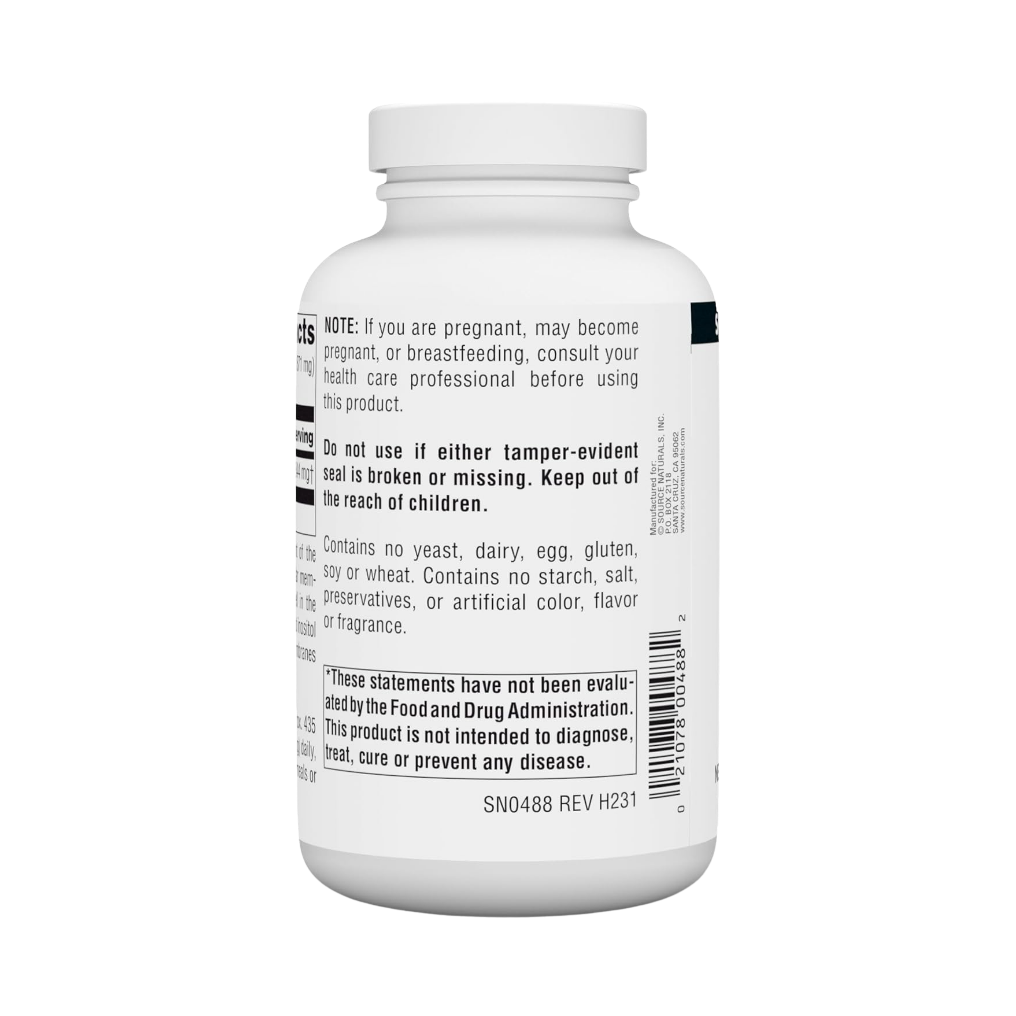 Source Naturals, Inositol, Pure 8 Oz Crystals