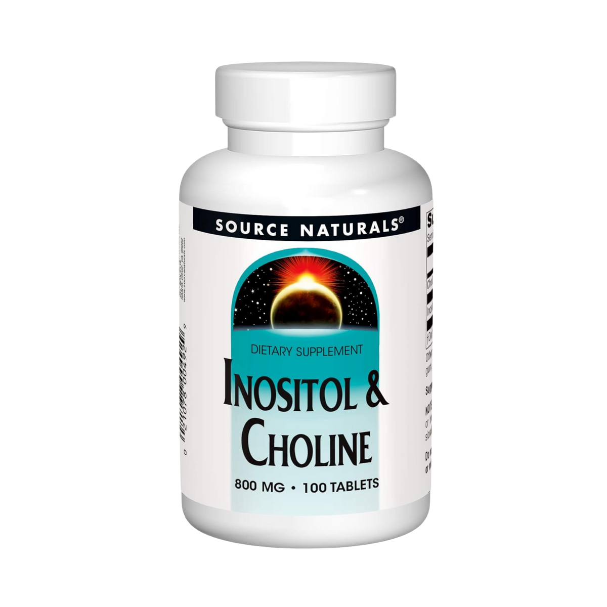 Source Naturals, Inositol & Choline, 800 Mg, 100 Tablets