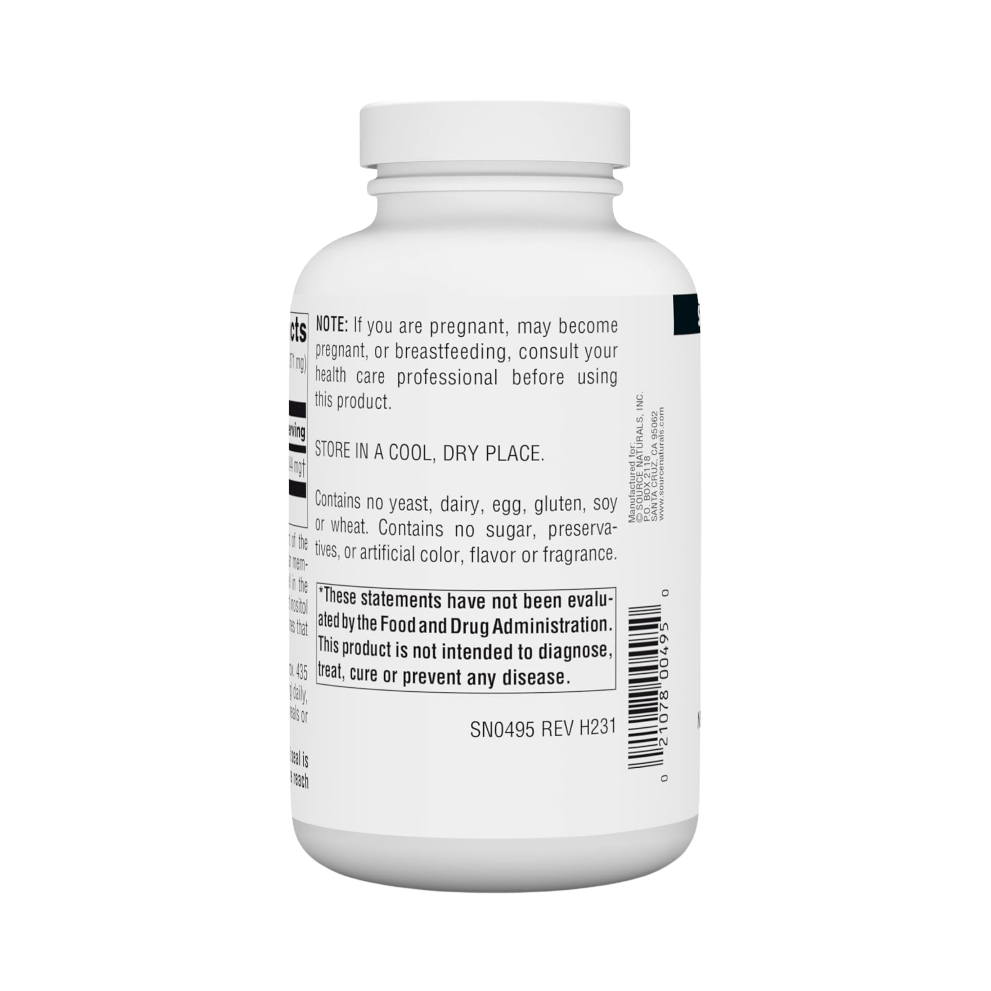 Source Naturals, Inositol, Pure 8 Oz Powder