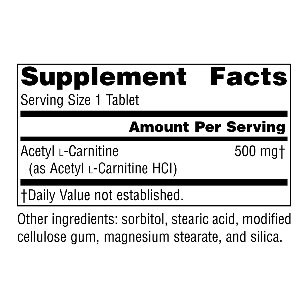 Source Naturals, Acetyl L-Carnitine, 500 Mg, 30 Tablets