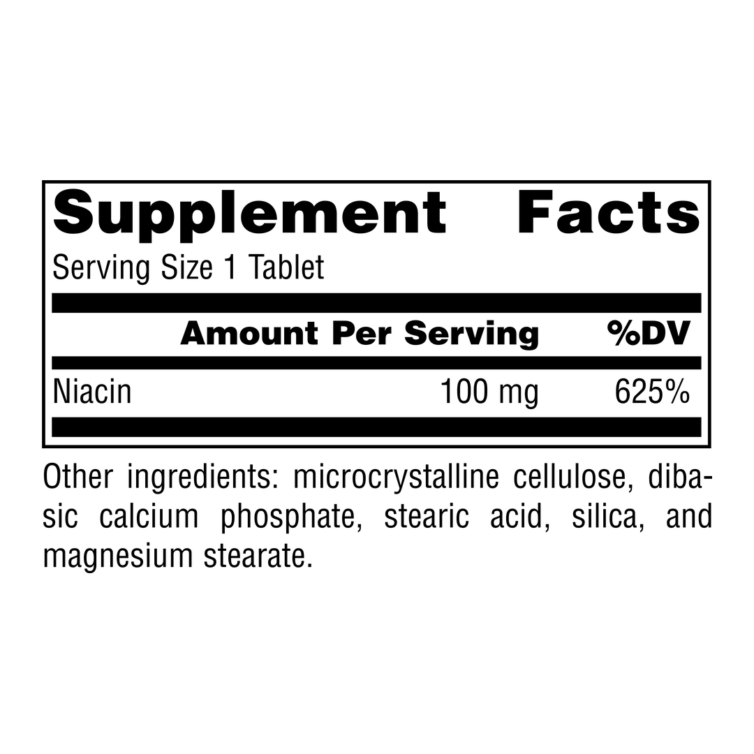Source Naturals, Niacin, 100 Mg, 100 Tablets
