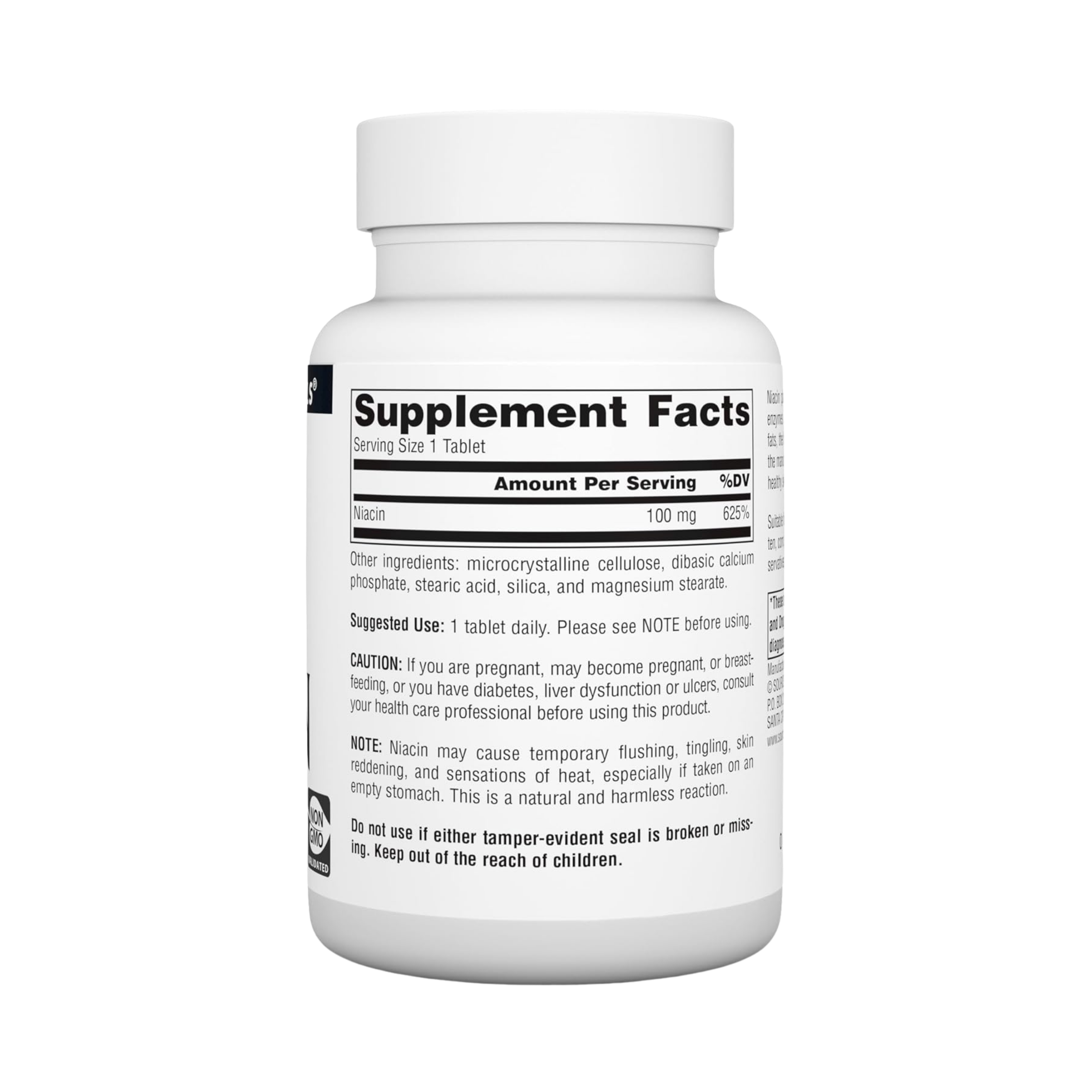 Source Naturals, Niacin, 100 Mg, 250 Tablets