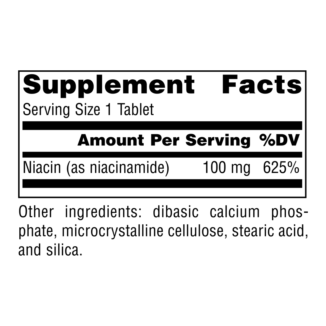Source Naturals, Niacinamide, B-3, 100 Mg, 250 Tablets
