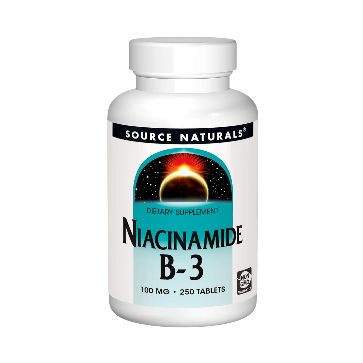Source Naturals, Niacinamide, B-3, 100 Mg, 250 Tablets