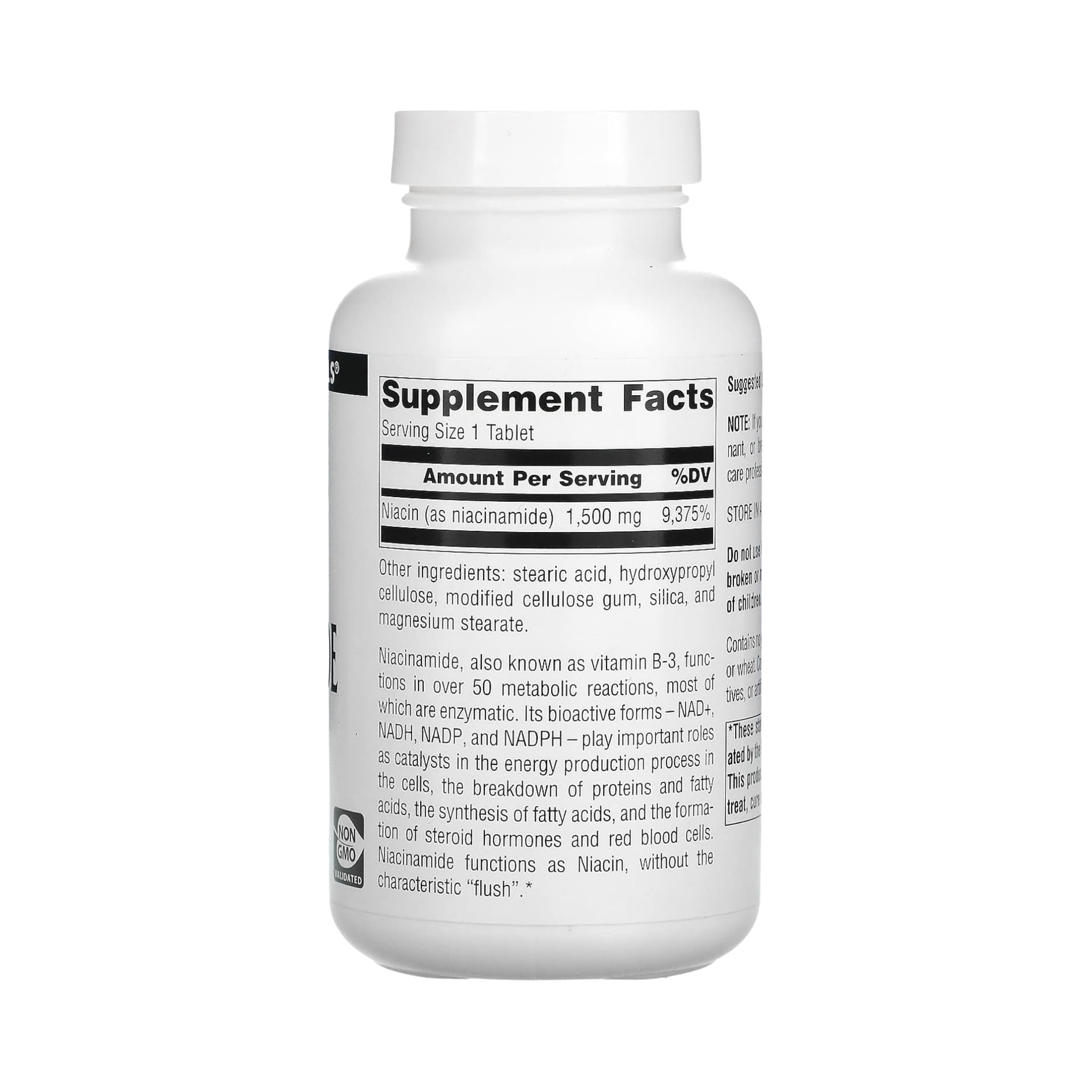Source Naturals, Niacinamide B-3, 1500 Mg, 100 Tablets