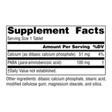 Source Naturals, PABA, 100 Mg, 250 Tablets