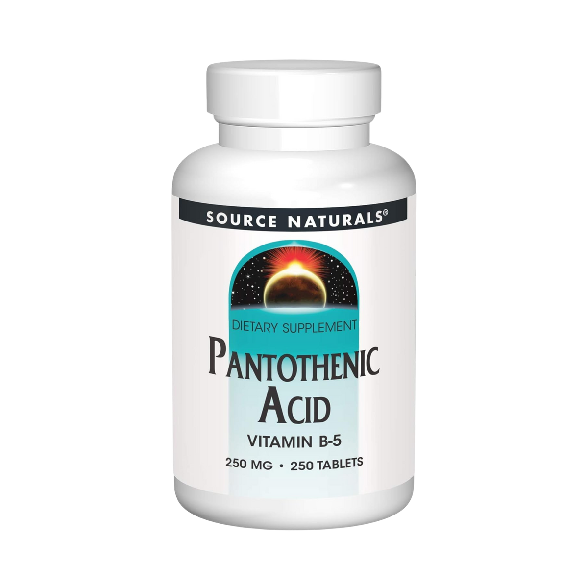 Source Naturals, Pantothenic Acid, 250 Mg, 250 Tablets