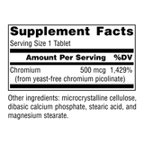 Source Naturals, Ultra Chromium Picolinate, 500 Mcg, 120 Tablets