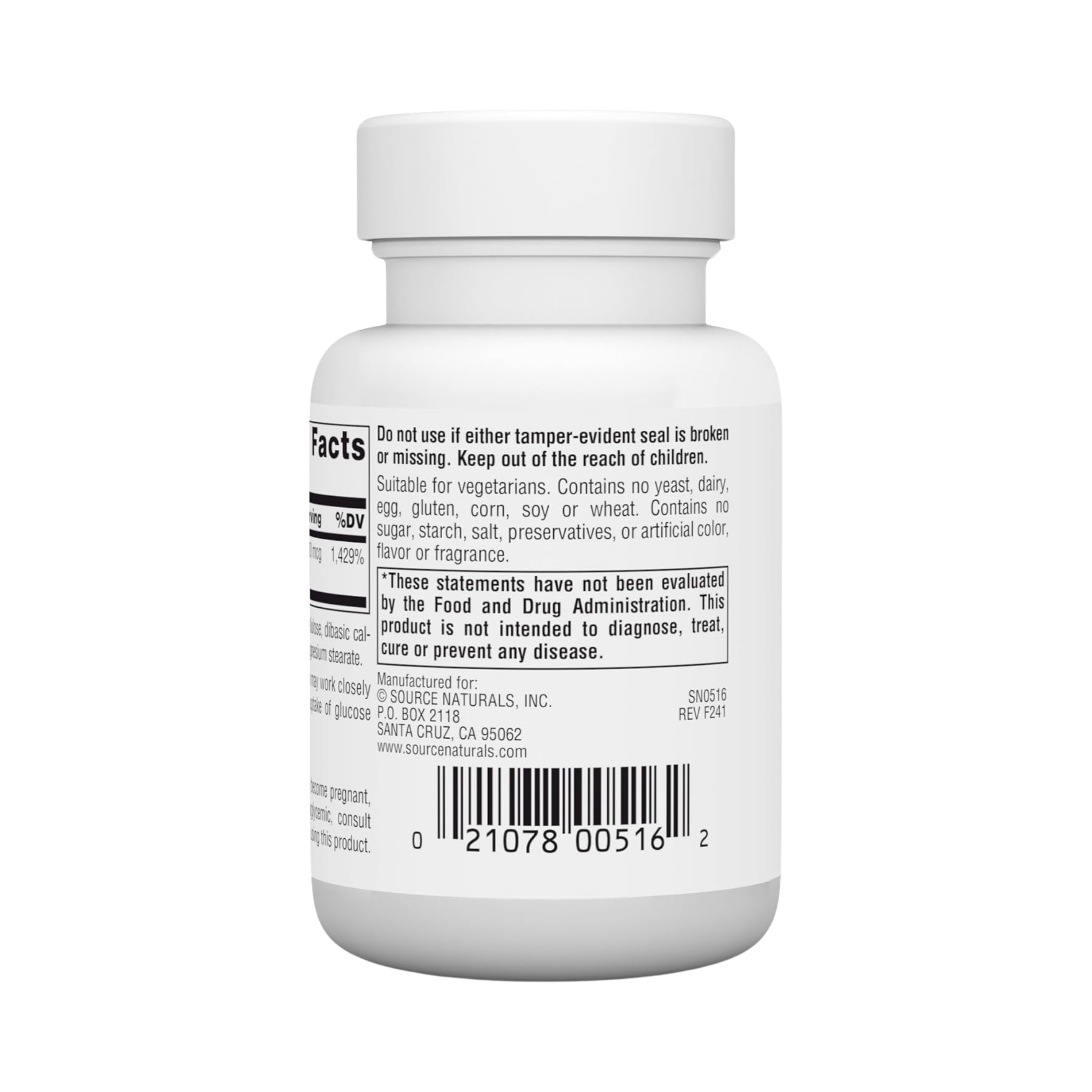 Source Naturals, Ultra Chromium Picolinate, 500 Mcg, 120 Tablets