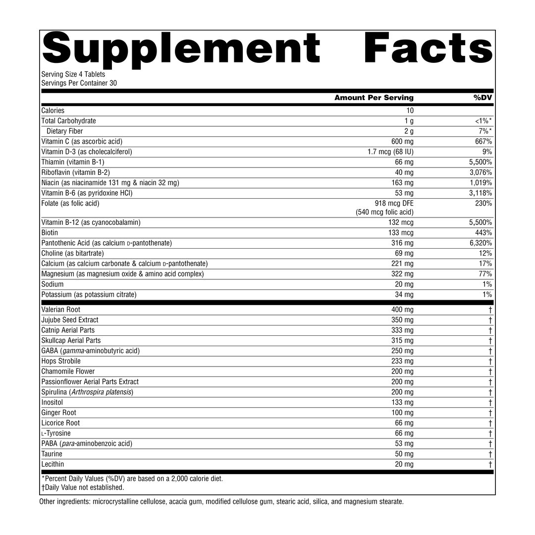 Source Naturals, Hi-Stress B&C, 120 Tablets