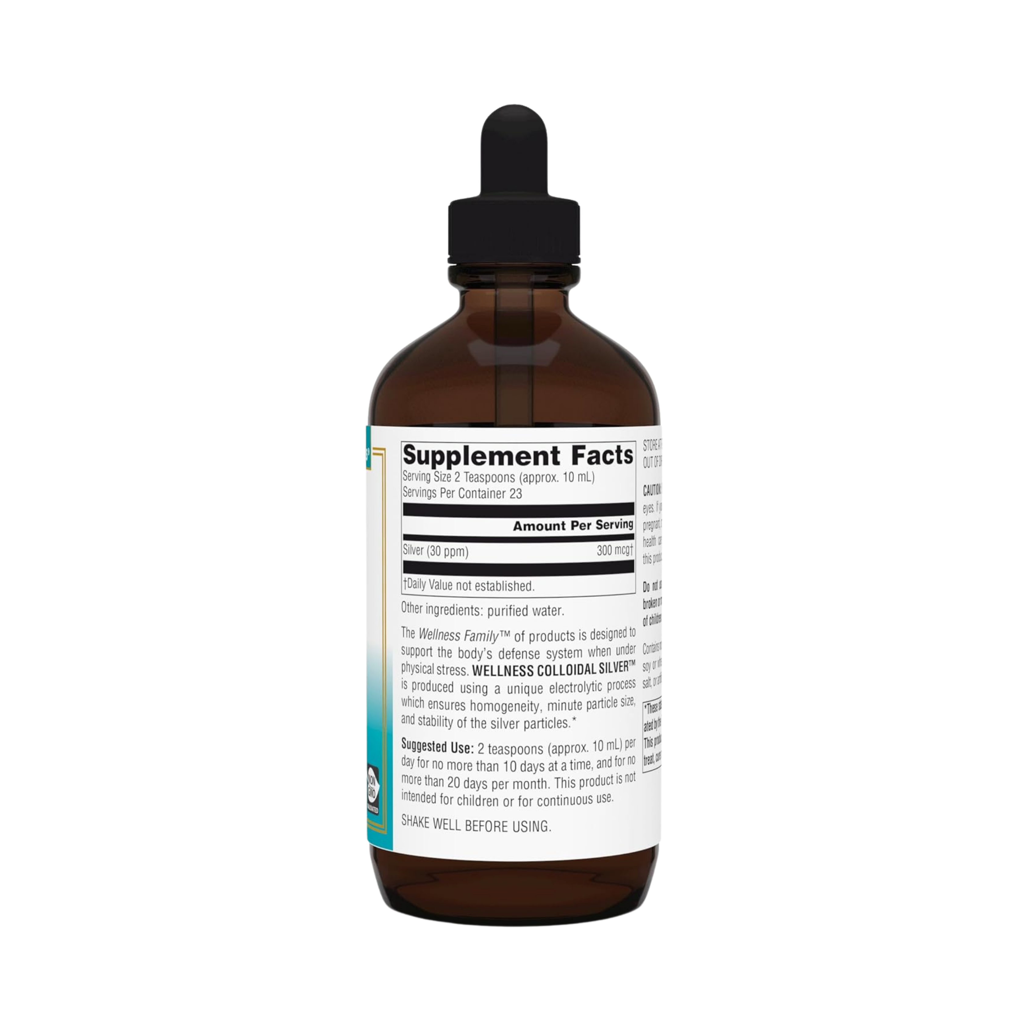 Source Naturals, Wellness Colloidal Silver, 30 Ppm, 8 Oz Liquid