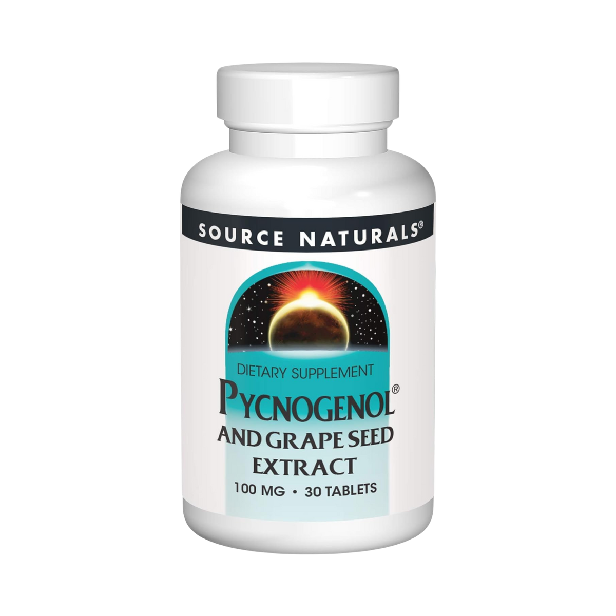 Source Naturals, Pycnogenol and Grape Seed Extract, 100 Mg, 30 Tablets