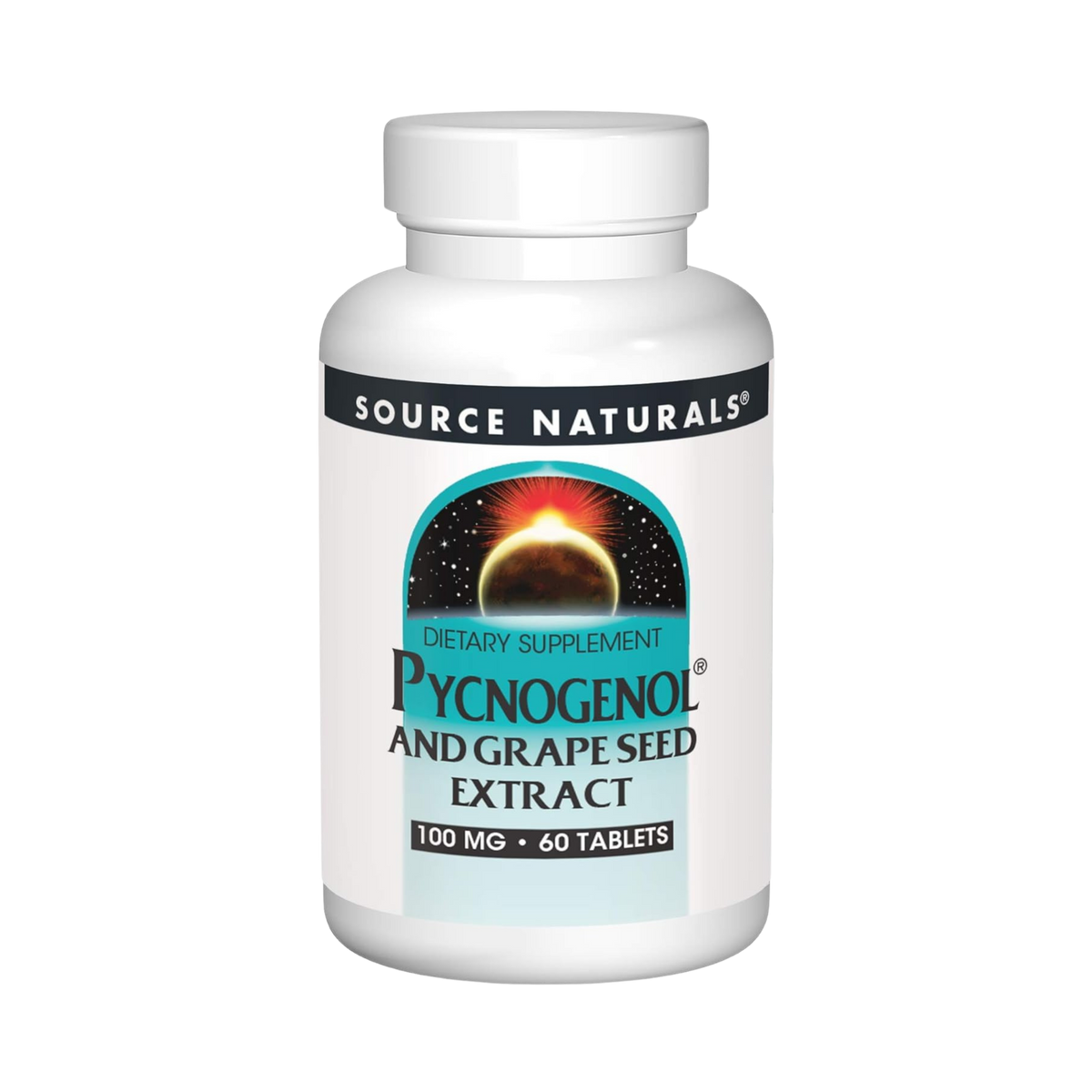 Source Naturals, Pycnogenol and Grape Seed Extract, 100 Mg, 60 Tablets