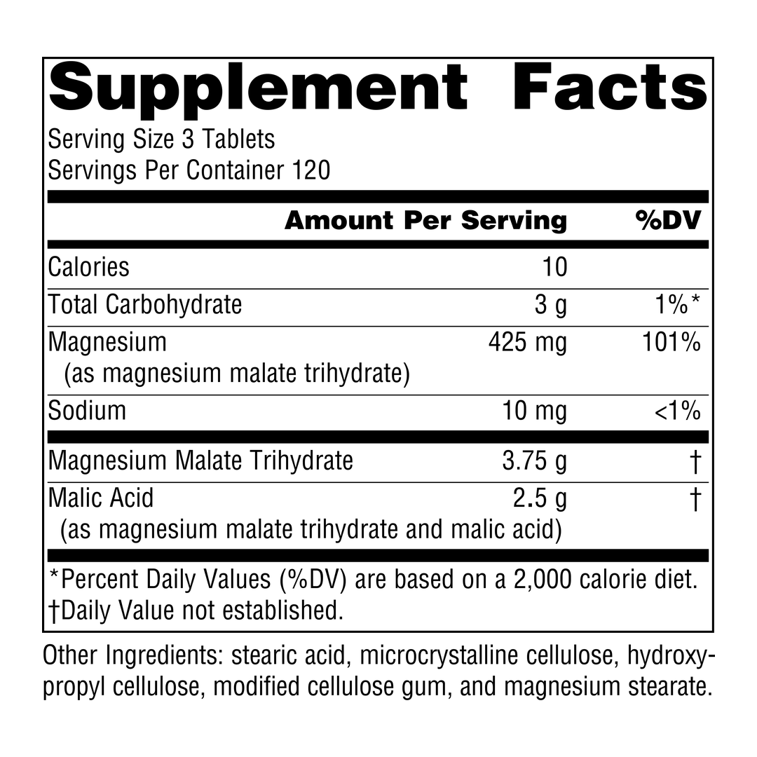 Source Naturals, Magnesium Malate, 1250 Mg, 360 Tablets