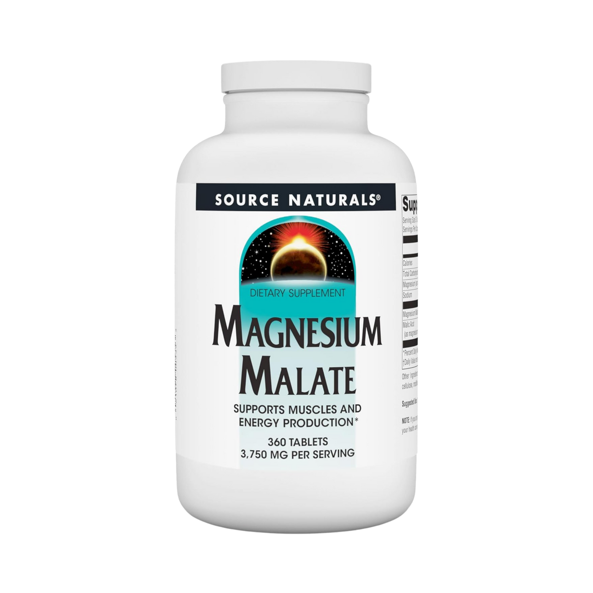Source Naturals, Magnesium Malate, 1250 Mg, 360 Tablets