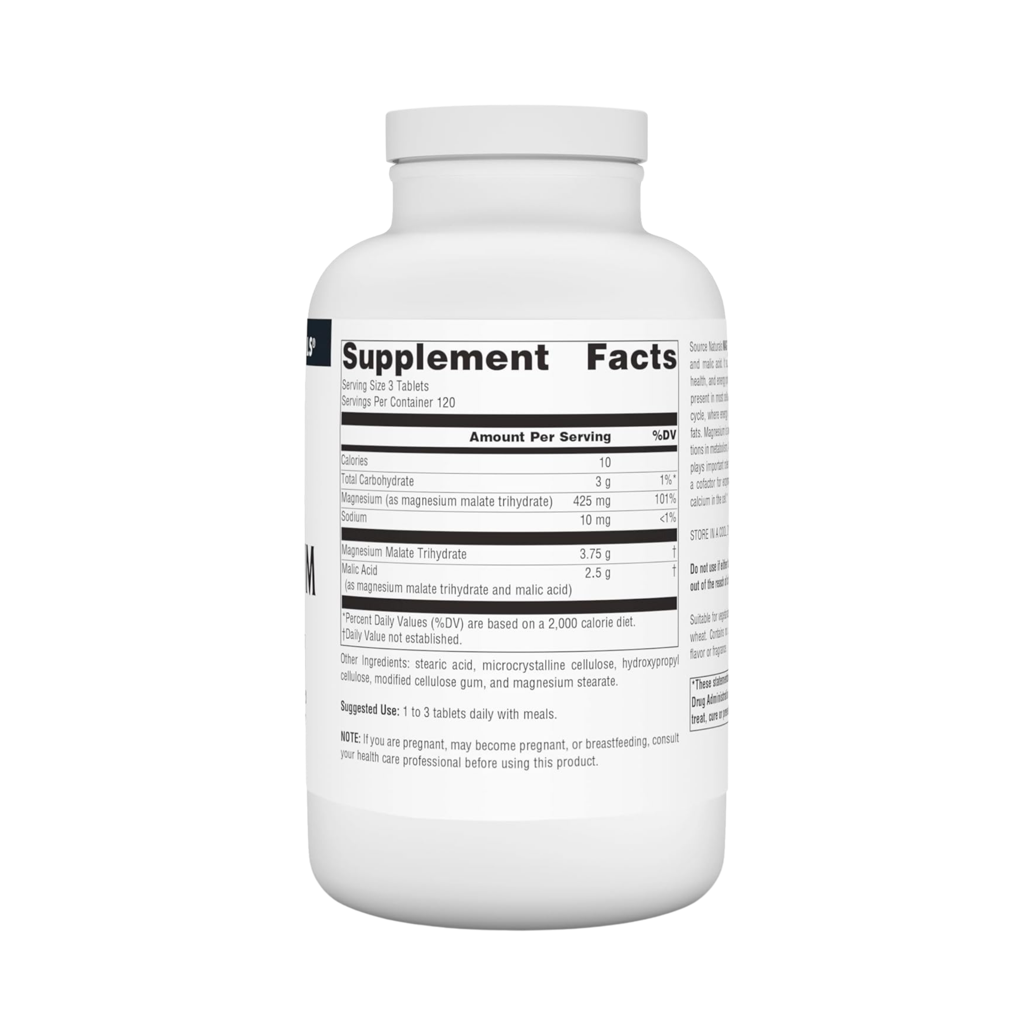 Source Naturals, Magnesium Malate, 1250 Mg, 360 Tablets