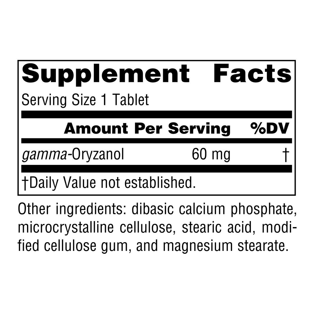 Source Naturals, Gamma Oryzanol, 60 Mg, 200 Tablets
