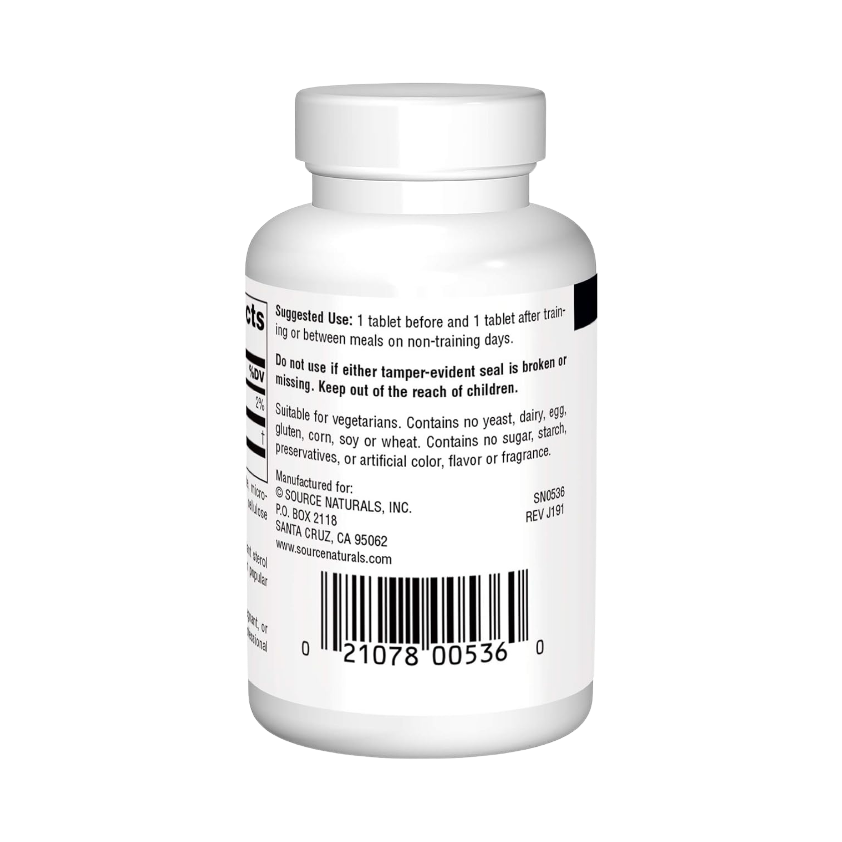 Source Naturals, Gamma Oryzanol, 60 Mg, 200 Tablets