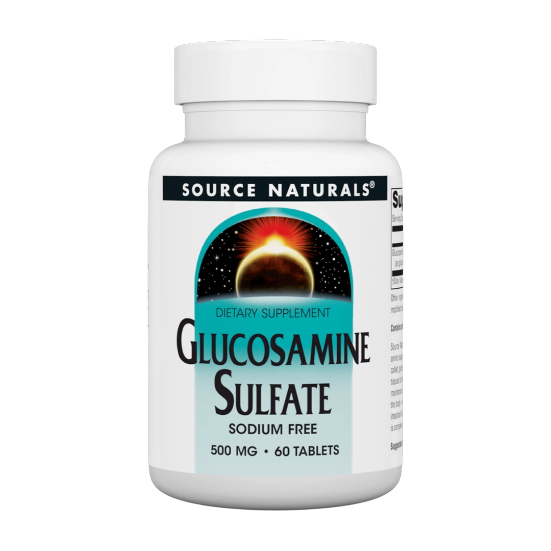 Source Naturals, Glucosamine Sulfate, 500 Mg, 60 Tablets