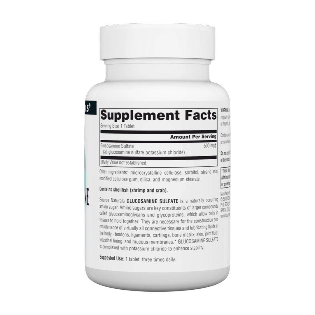 Source Naturals, Glucosamine Sulfate, 500 Mg, 60 Tablets