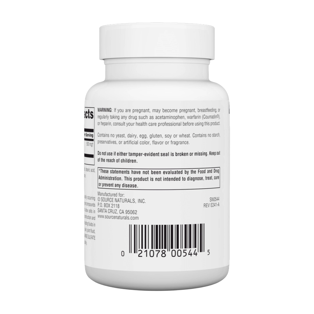 Source Naturals, Glucosamine Sulfate, 500 Mg, 60 Tablets