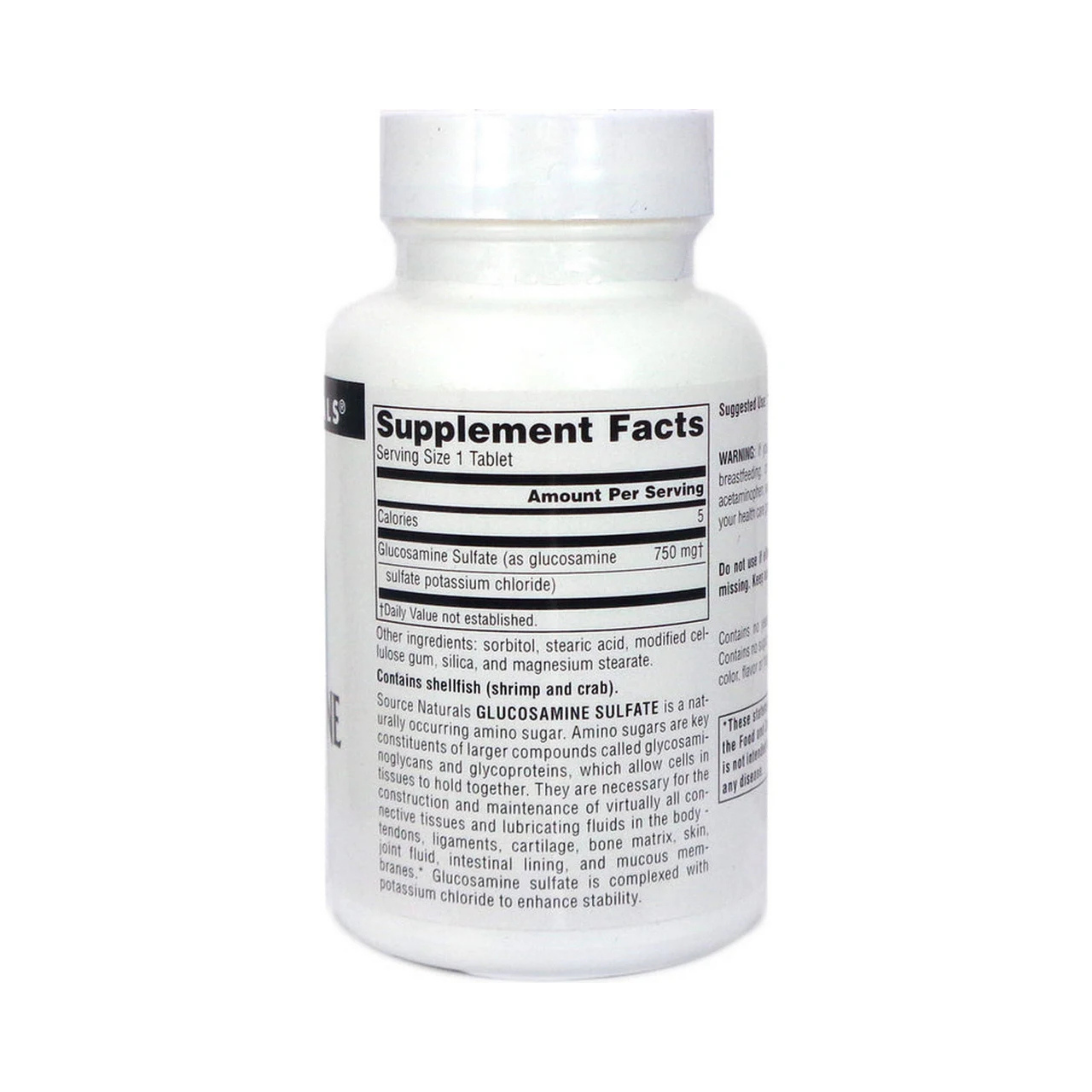 Source Naturals, Glucosamine Sulfate, 750 Mg, 120 Tablets