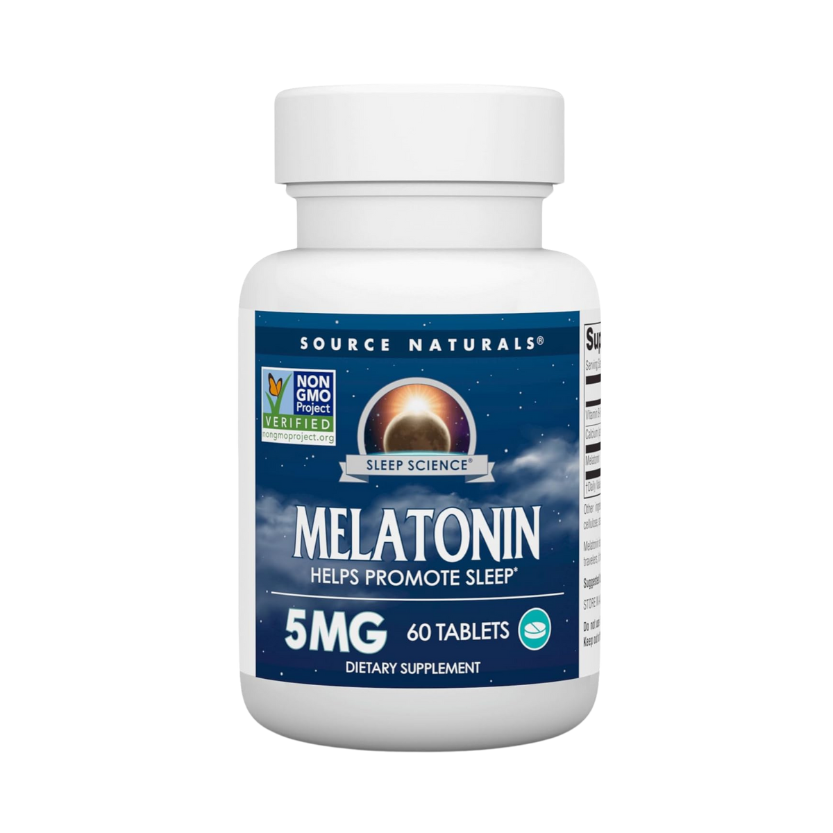 Source Naturals, Sleep Science Melatonin, 5 Mg, 60 Tablets