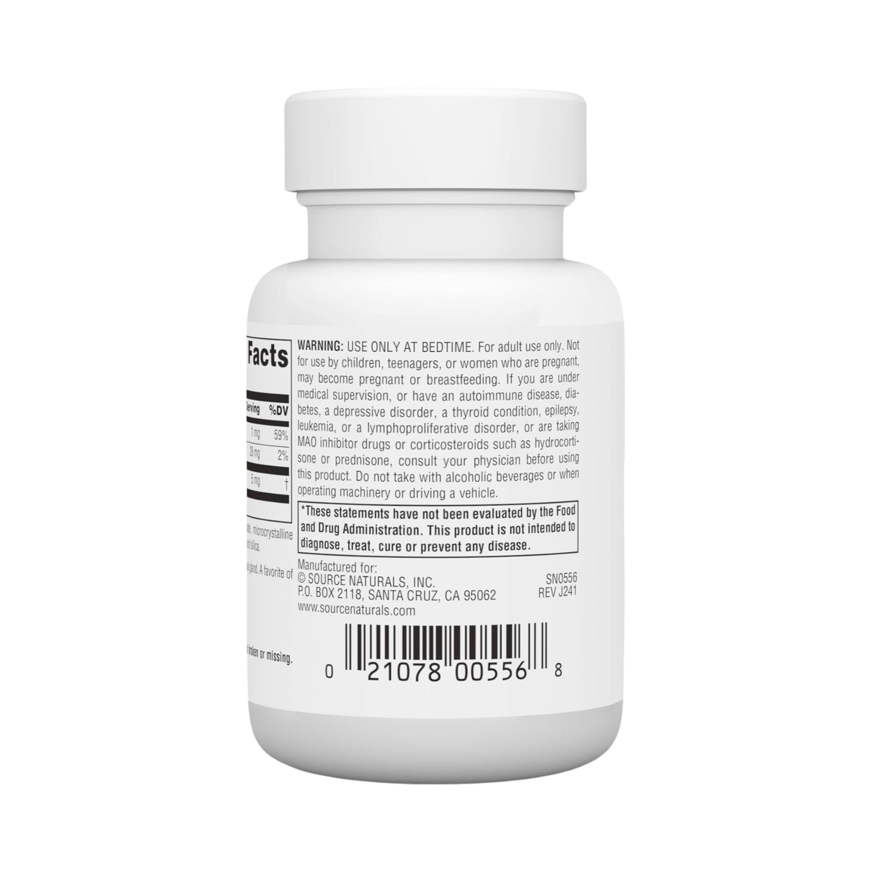 Source Naturals, Sleep Science Melatonin, 5 Mg, 60 Tablets
