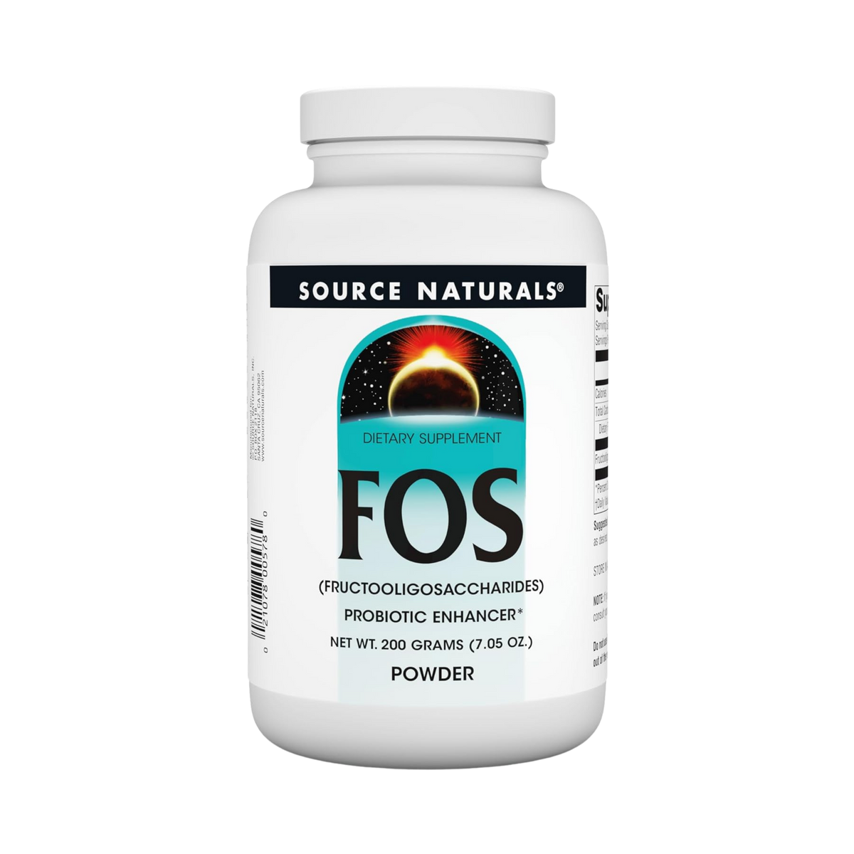 Source Naturals, FOS, 7.05 Powder