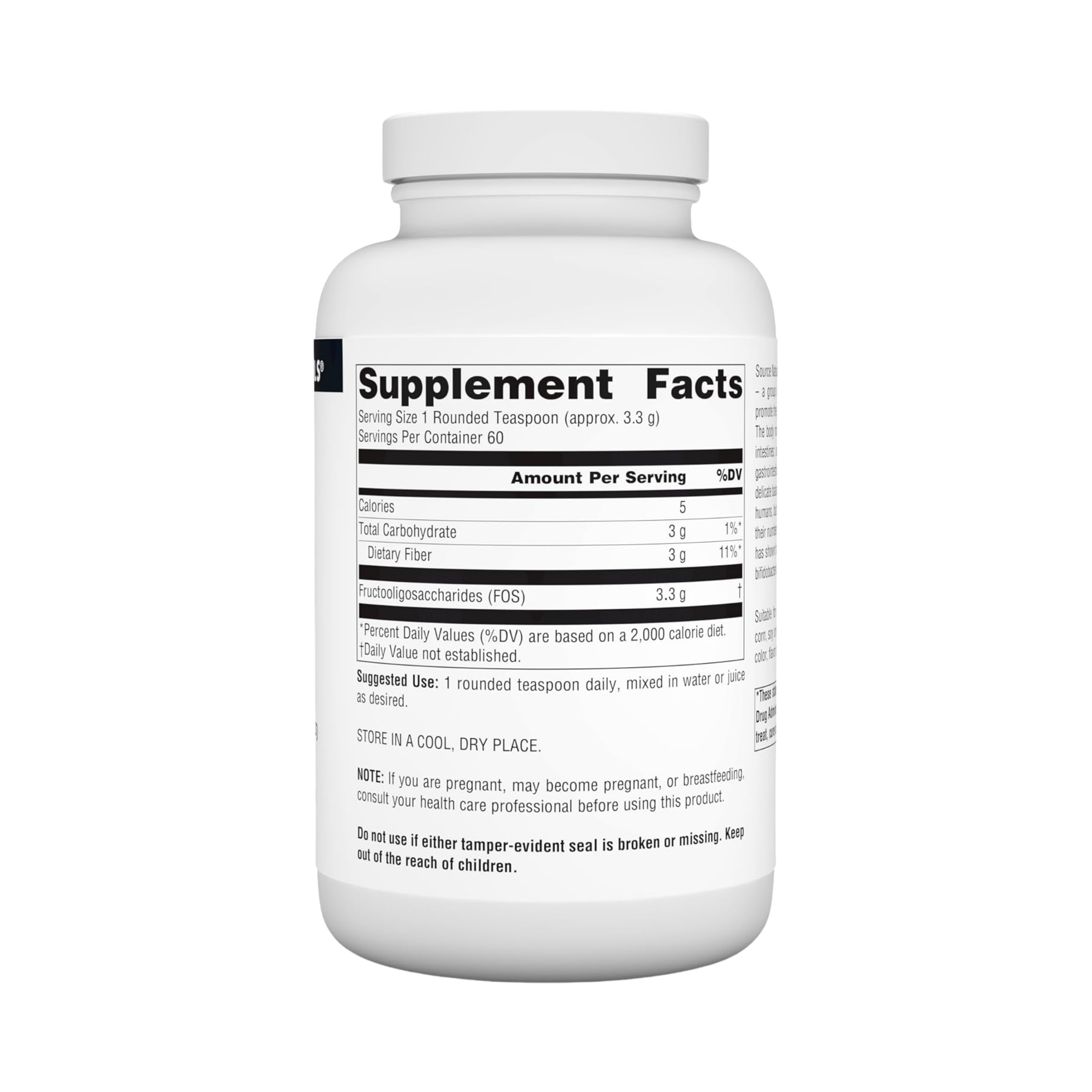 Source Naturals, FOS, 7.05 Powder