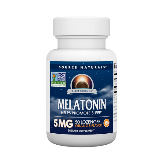 Source Naturals, Sleep Science Melatonin, 5 Mg, 50 Orange Lozenge