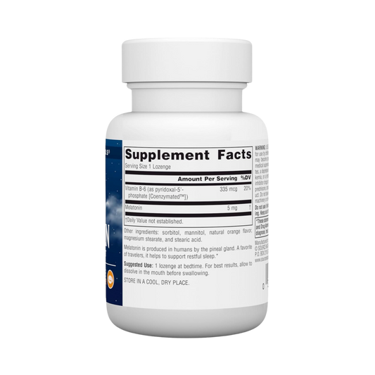 Source Naturals, Sleep Science Melatonin, 5 Mg, 50 Orange Lozenge