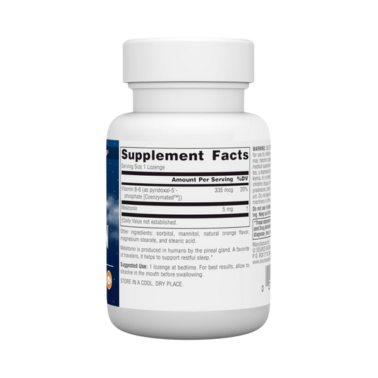 Source Naturals, Sleep Science Melatonin, 5 Mg, 100 Orange Lozenge