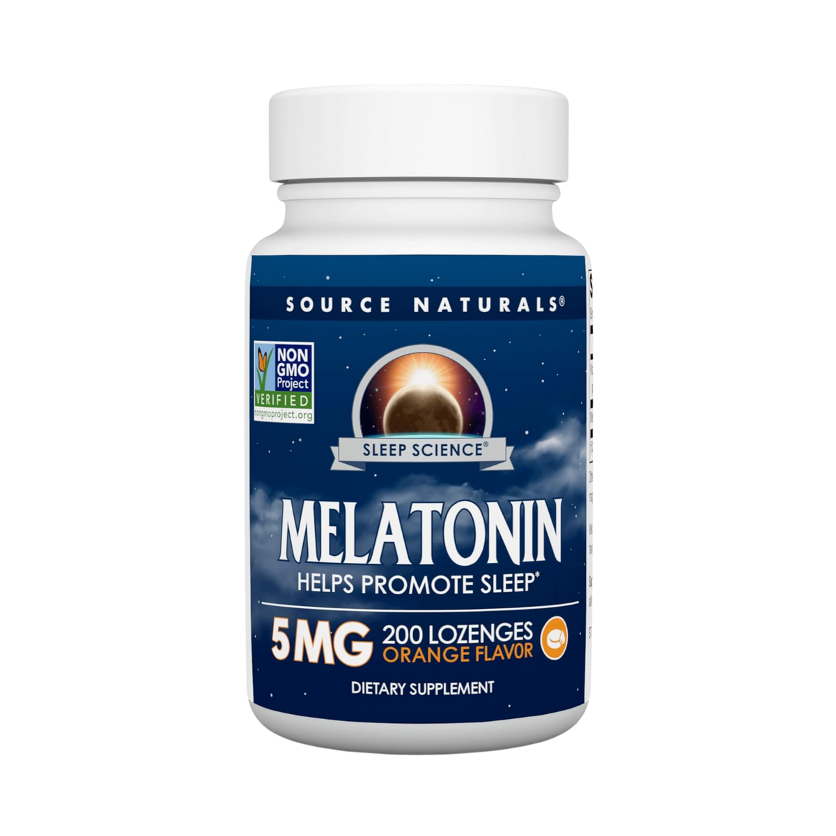 Source Naturals, Sleep Science Melatonin, 5 Mg, 200 Orange Lozenge